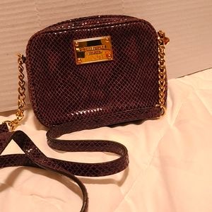 MK snakeskin crossbody purse